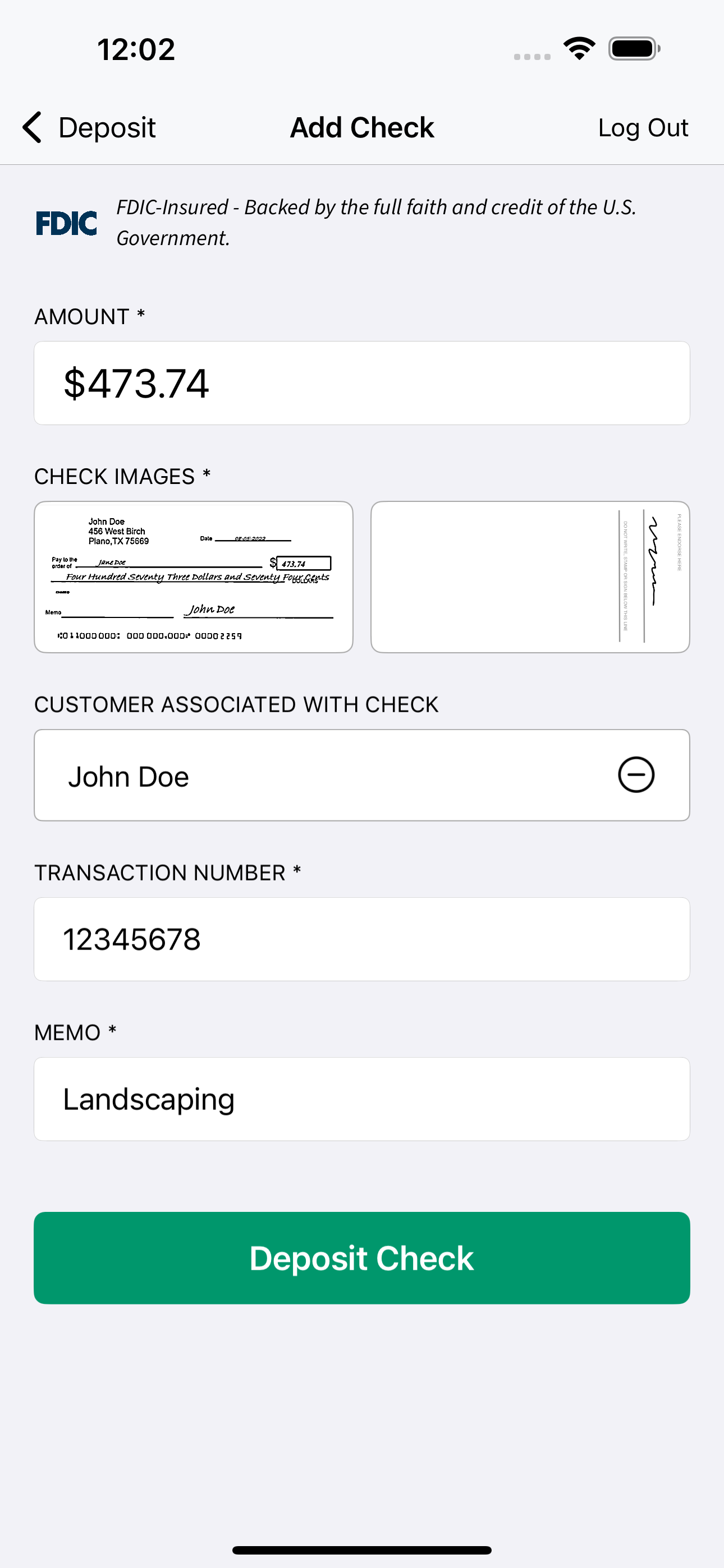 WGSB Business Mobile Deposit