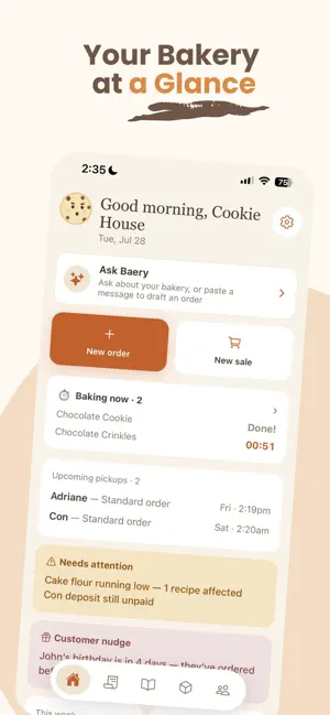 Baery: Cake Order Manager screenshot 1