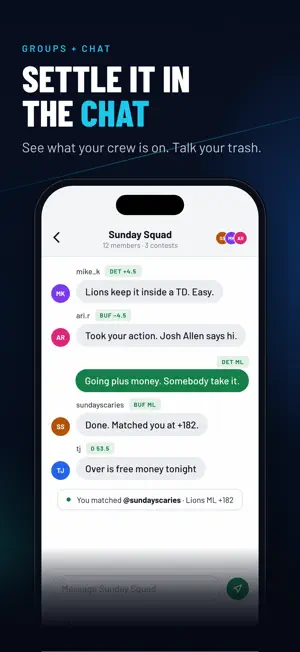 BettorEdge: Social Betting screenshot 1