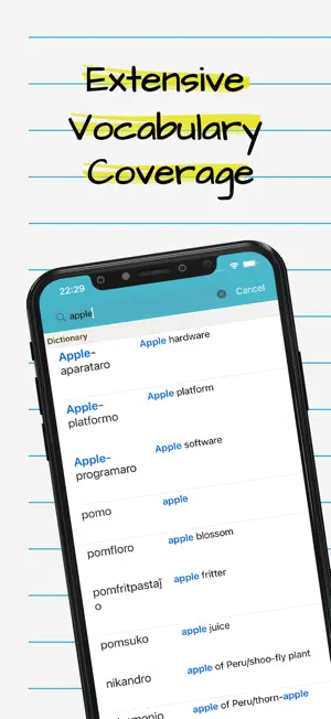 Esperanto English Dictionary screenshot 1