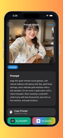 PromptPix -AI Prompt Generator iPhone screenshot 5