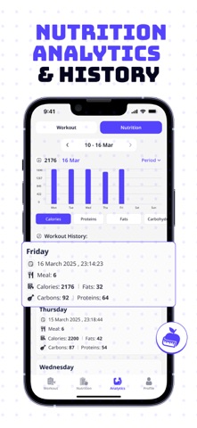 FitTrail - Workout & Nutrition Screenshot 9 of 9