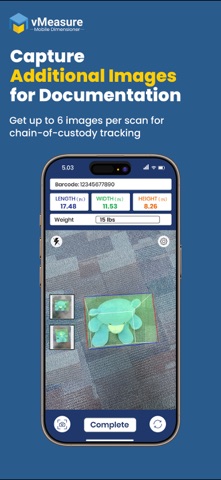 vMeasure Mobile Dimensioner Screenshot 5 of 10