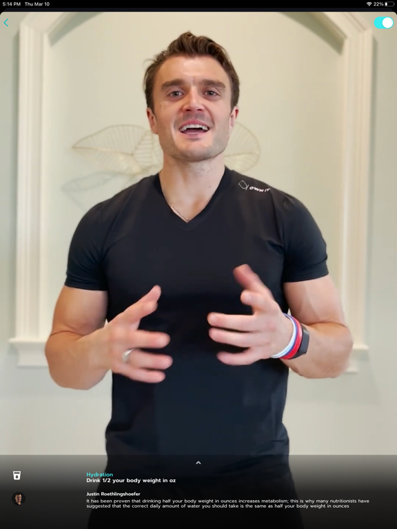 Coya: Performance for Life iPad screenshot 5 - Health & Fitness app