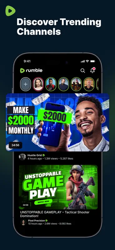 Rumble: Live Streaming, Videos screenshot 4 of 7