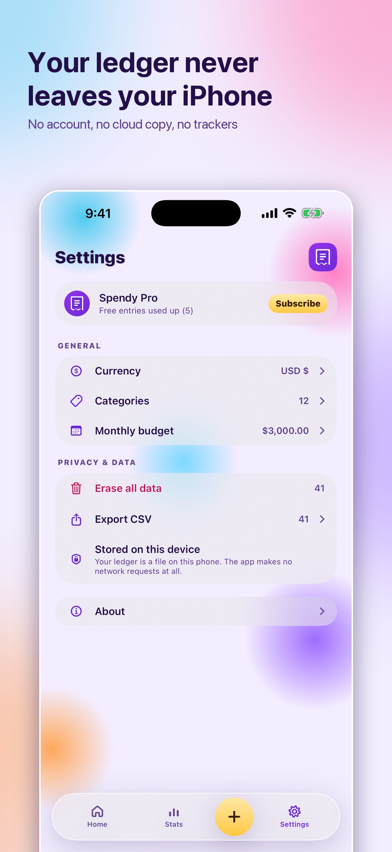 Screenshot 3 of Expense Tracker - Spendy
