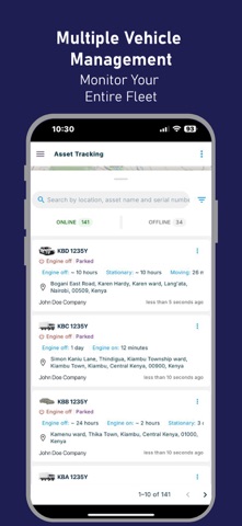 Telitraq screenshot