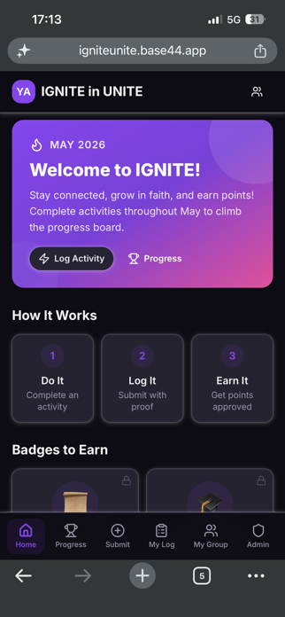 igniteUNITE Screenshot 1 of 3