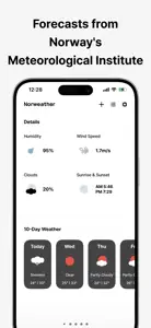 Norweather -Accurate Forecasts screenshot #2 for iPhone