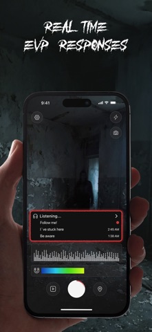 Spirit Box EVP Ghost Detector iPhone screenshot