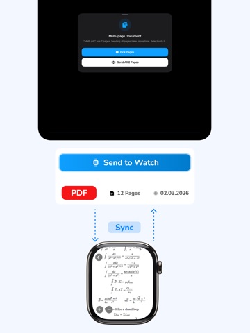 PDF Watch Viewer - Reader iPad screenshot