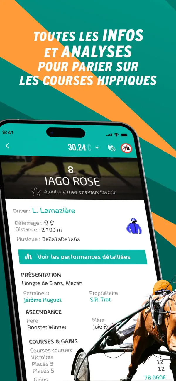 Screenshot #1 pour Genybet Paris Hippiques, Sport