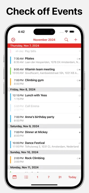 Supercal Calendar screenshot 2