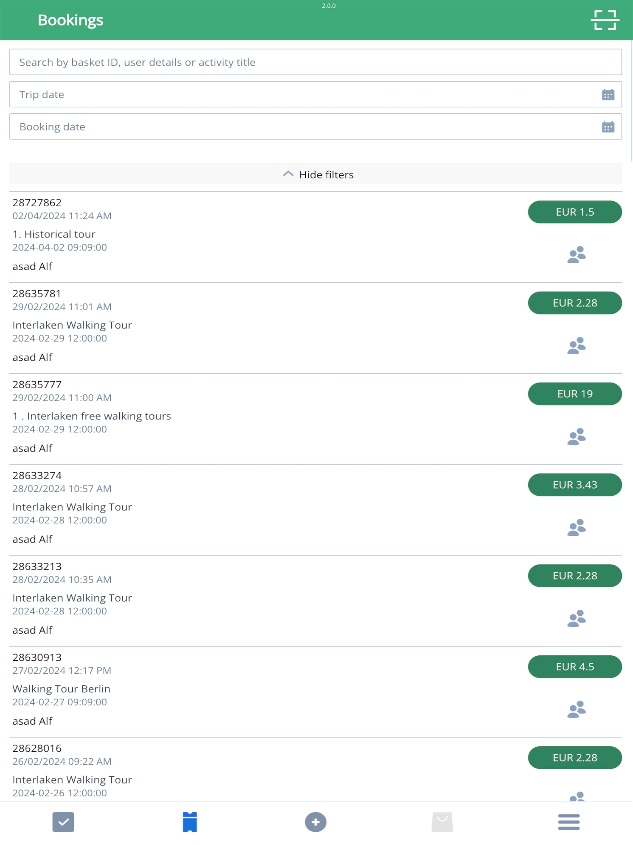 TrekkSoft mPOS