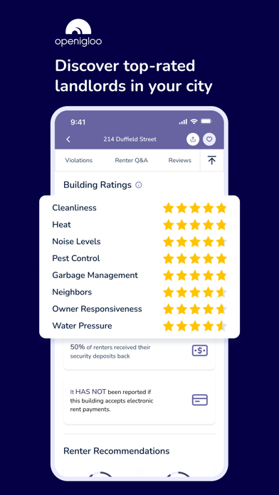 Openigloo NYC Apartment Finder screenshot
