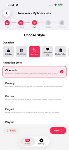 AI CardMotion Screenshot 1 of 6