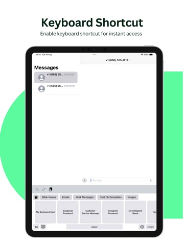 Clipboard Copy & Paste Manager iPad screenshot