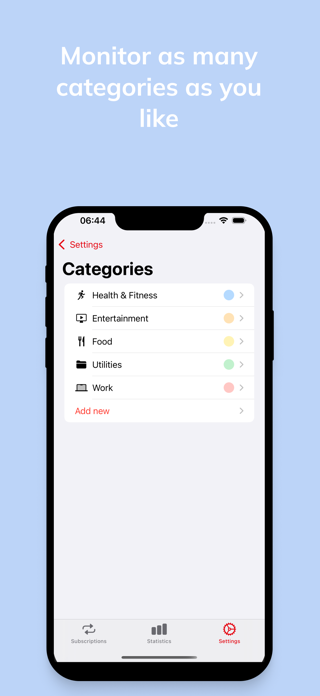 Subbie: Subscription Tracker Screenshot 1 of 5