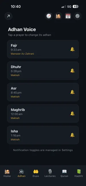 Adhaan: Muslim Prayer Call screenshot 3