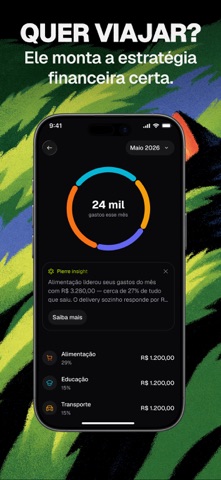 Pierre: IA financeira pessoal iPhone screenshot 7