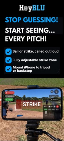 HeyBLU: Baseball Strike Zone Screenshot 1 of 8