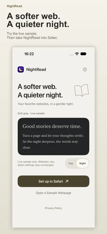 NightRead screenshot 1 of 8