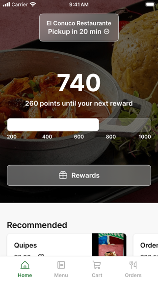 El Conuco iPhone screenshot 1 - Food & Drink app