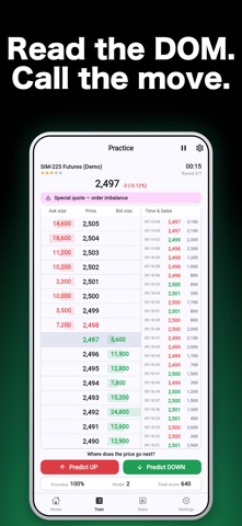 Order Book Trainer: Level 2 Screenshot 2 of 4