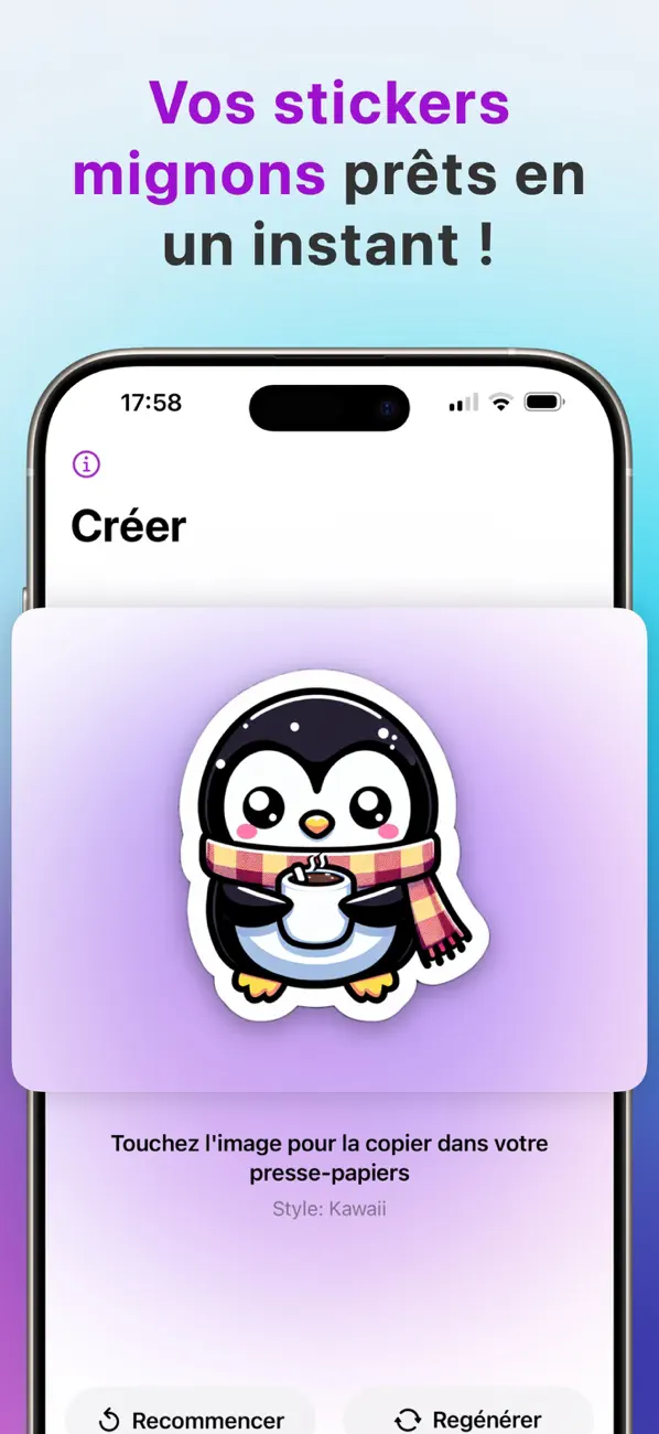 Screenshot #2 pour Stickers: Kawaii Cute World