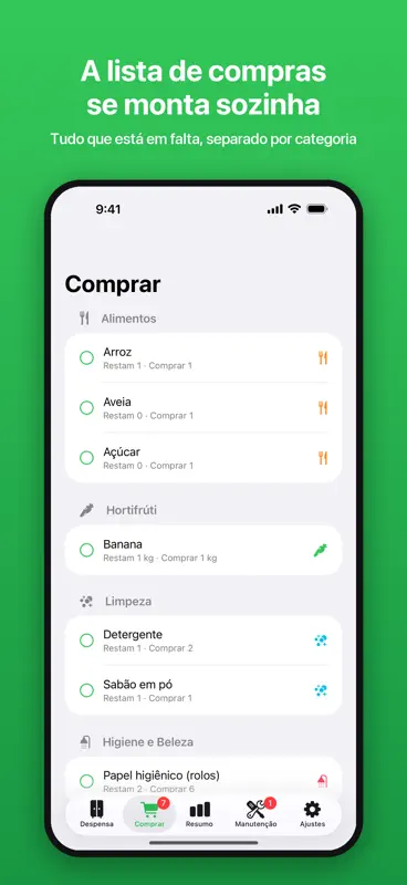 Despensa: Estoque da Casa screenshot 2 of 5