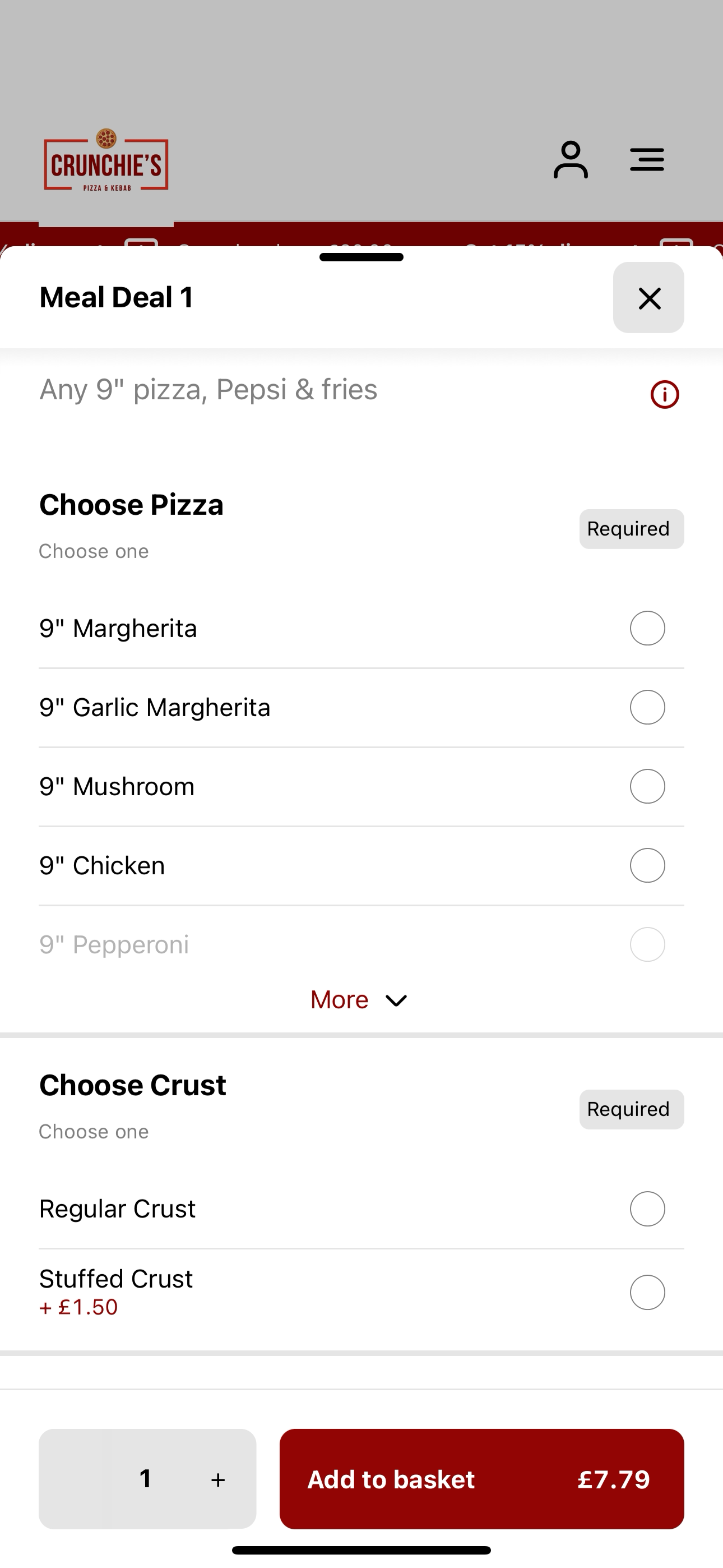 Crunchies Pizza UK screenshot 4