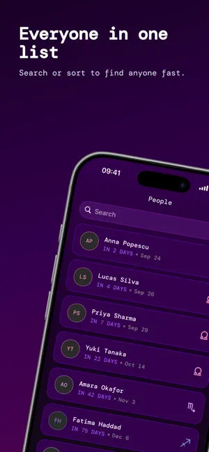 Nyro - Birthday Reminder screenshot 3