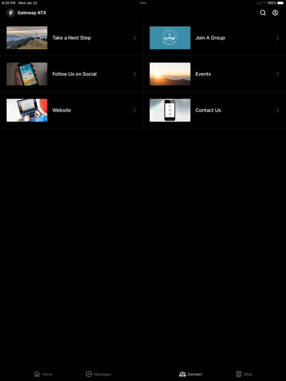 Gateway Church Austin iPad screenshot 4 - Education app