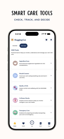 Hugging Cat iPhone screenshot
