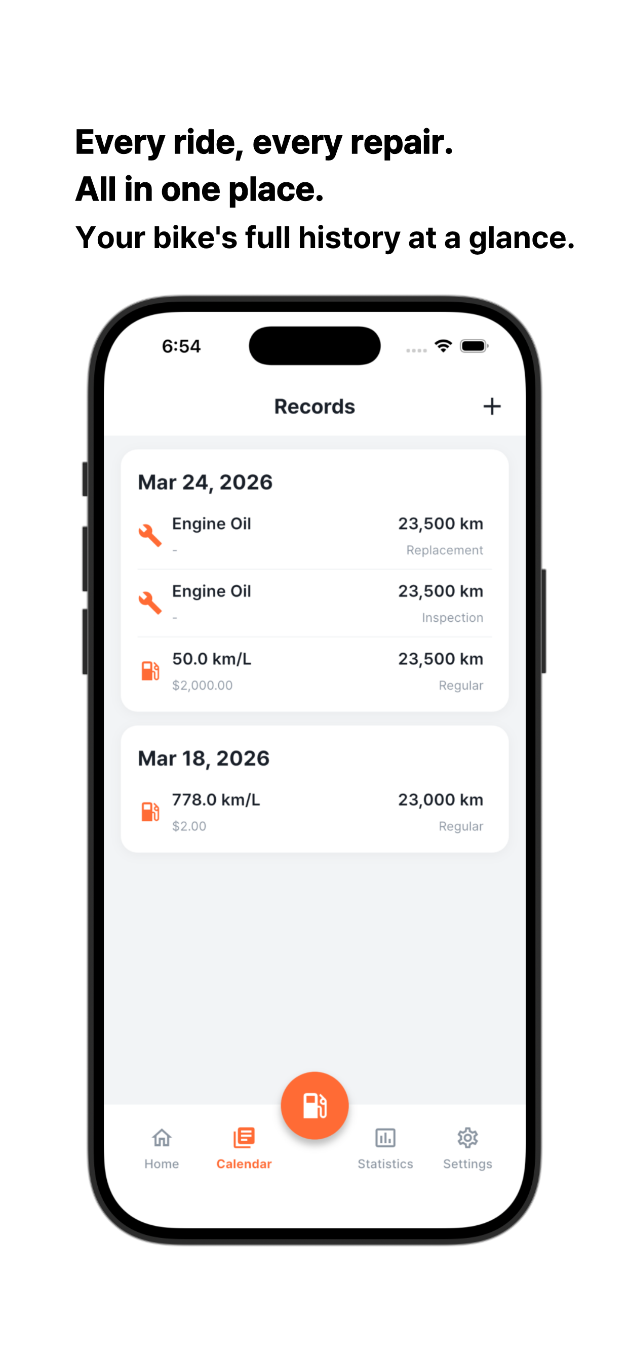 MotoCare - 바이크 차계부