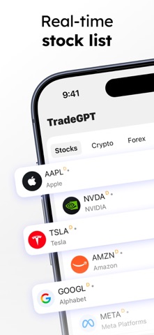 TradeGPT - AI Trading Bot iPhone screenshot