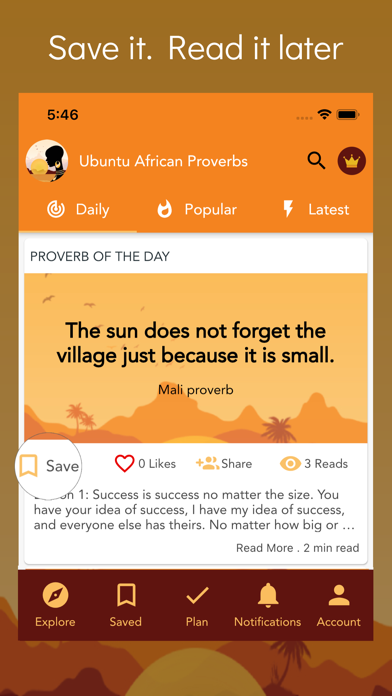 African Proverbs-Wisdom Quotes Screenshot