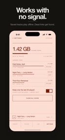 MusicPal: Link to Audio Player screenshot