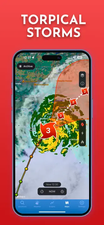 Weather #1 Interactive Widgets : capture d’écran 3 sur 9