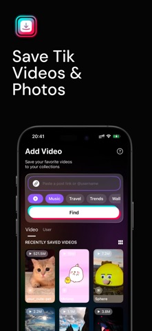 TikSavePro: Video Saver Screenshot 1 of 4