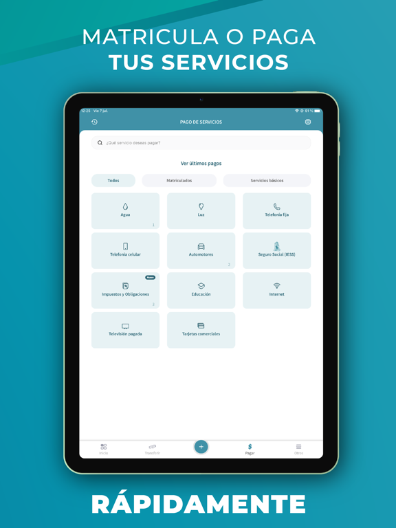 Banco Bolivariano iPad screenshot 5 - Finance app