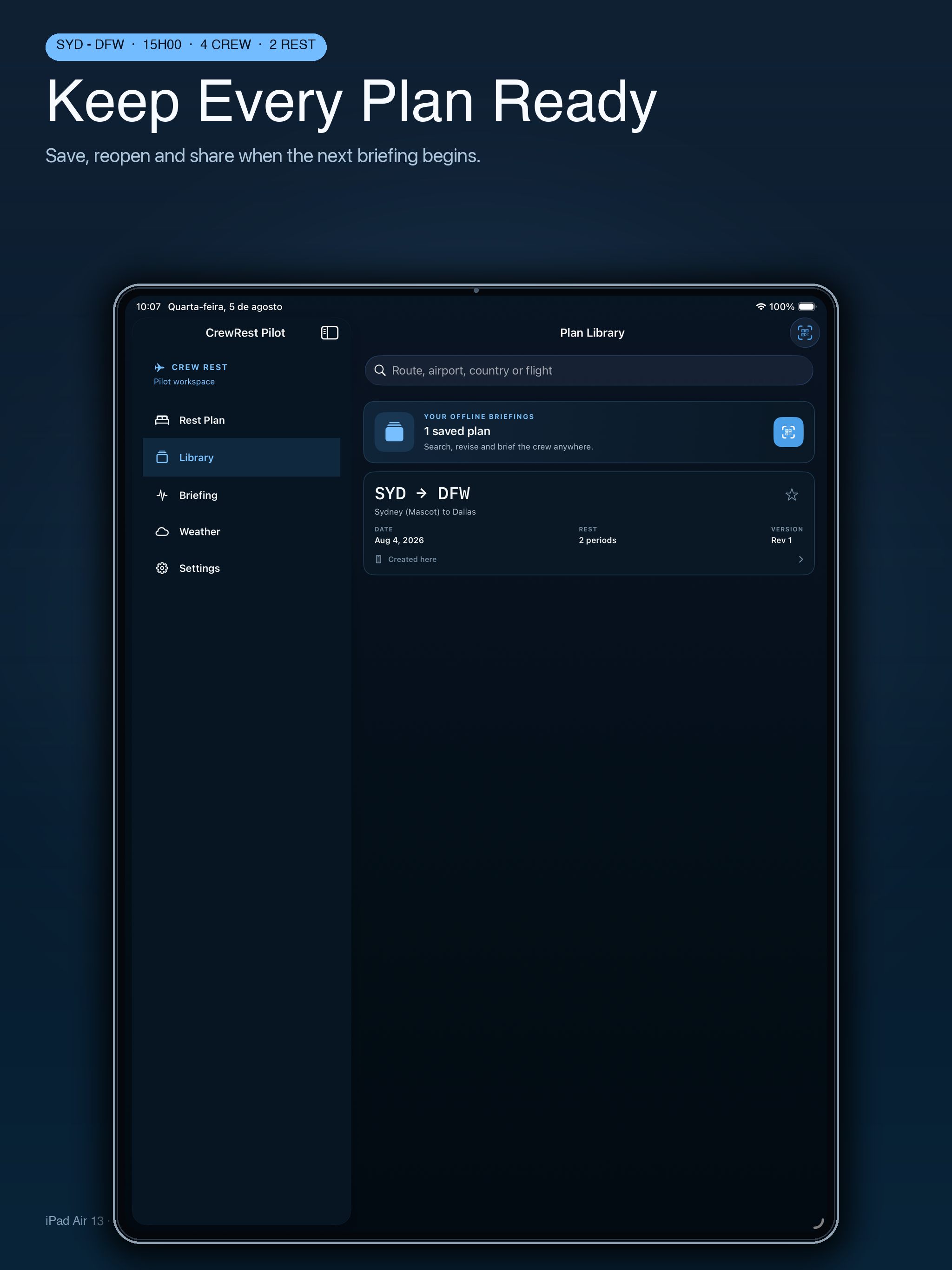 CrewRest Pilot screenshot 19