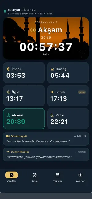 Ezan Vakti Reklamsız screenshot 1