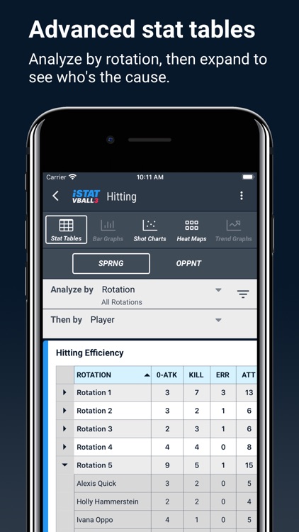 iStatVball 3 screenshot-7