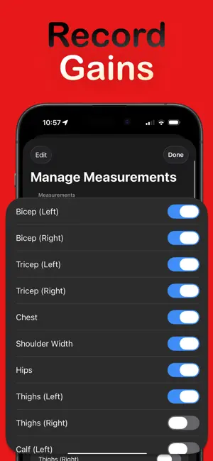 Body Measurements and Tracker screenshot 3