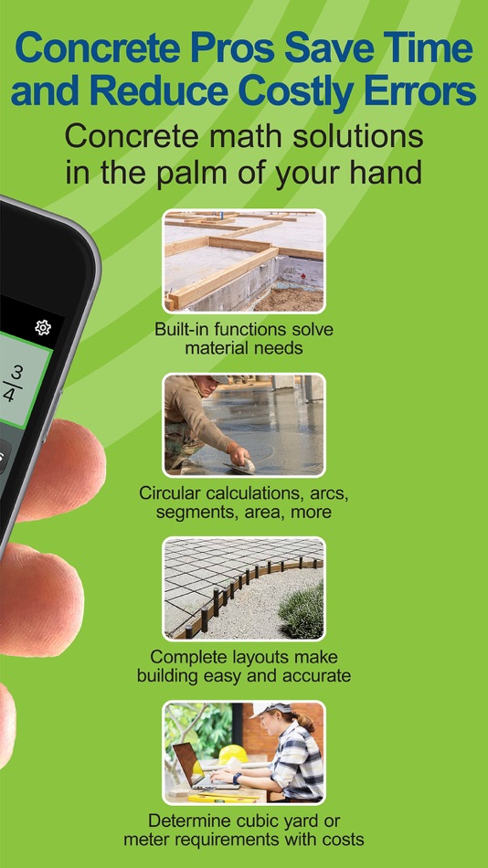 #2. ConcreteCalc Pro Calculator (iOS) 来自: Calculated Industries
