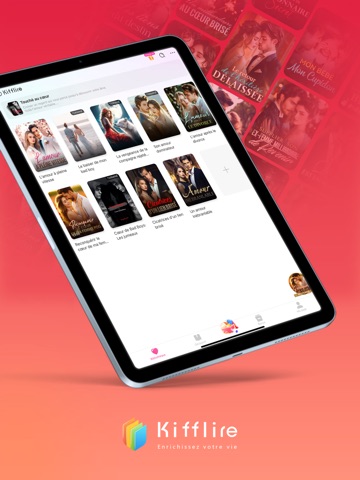 Kifflire: Livres Audio & Roman iPad screenshot 2