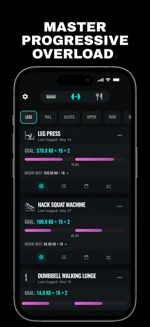 GAINS: Gym Progress Tracker screenshot 3