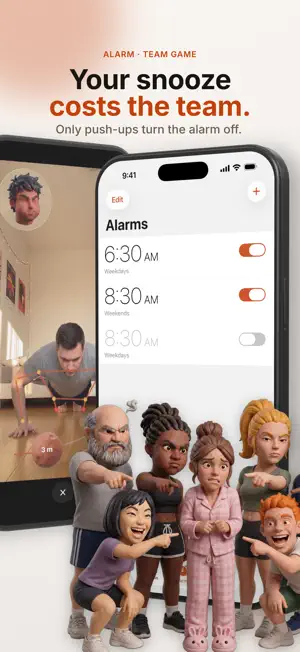 Push-Up Alarm Clock: Bouldy screenshot 1