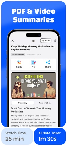 AI Voice Notes & Summary :Gist Screenshot 5 of 7